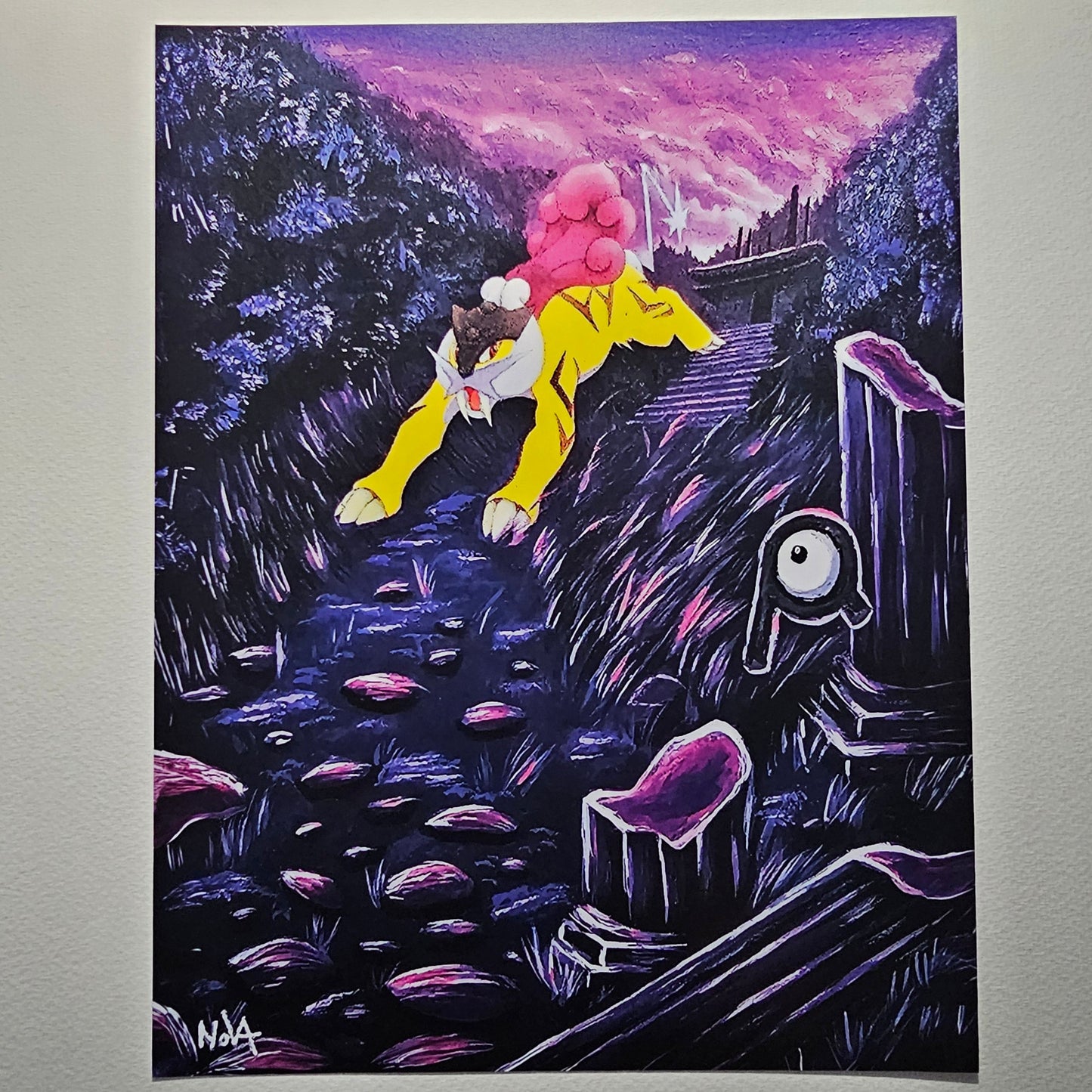 Purple Temple PRINT