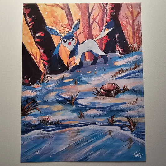 Icy Woodlands PRINT