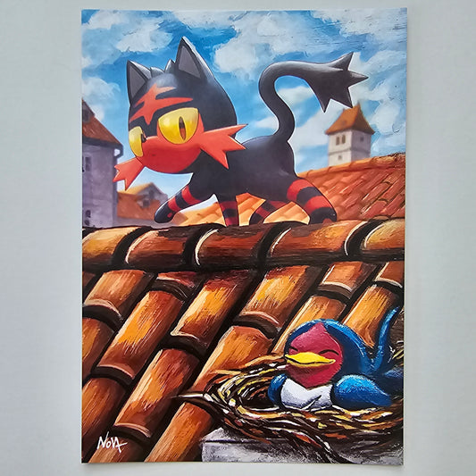 Roof Cat PRINT